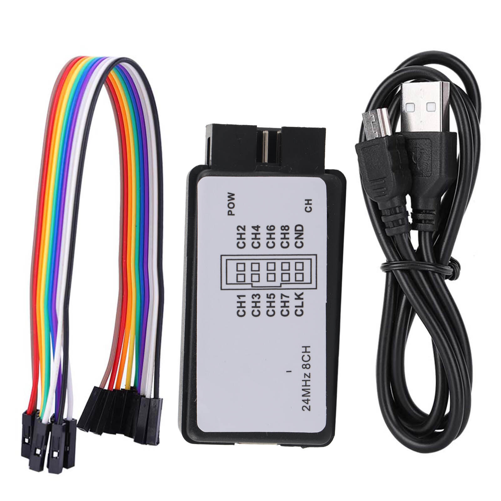 Logic Analyzer Usb - Penganalisis Logika 24MHz, Perangkat Penganalisis Logika