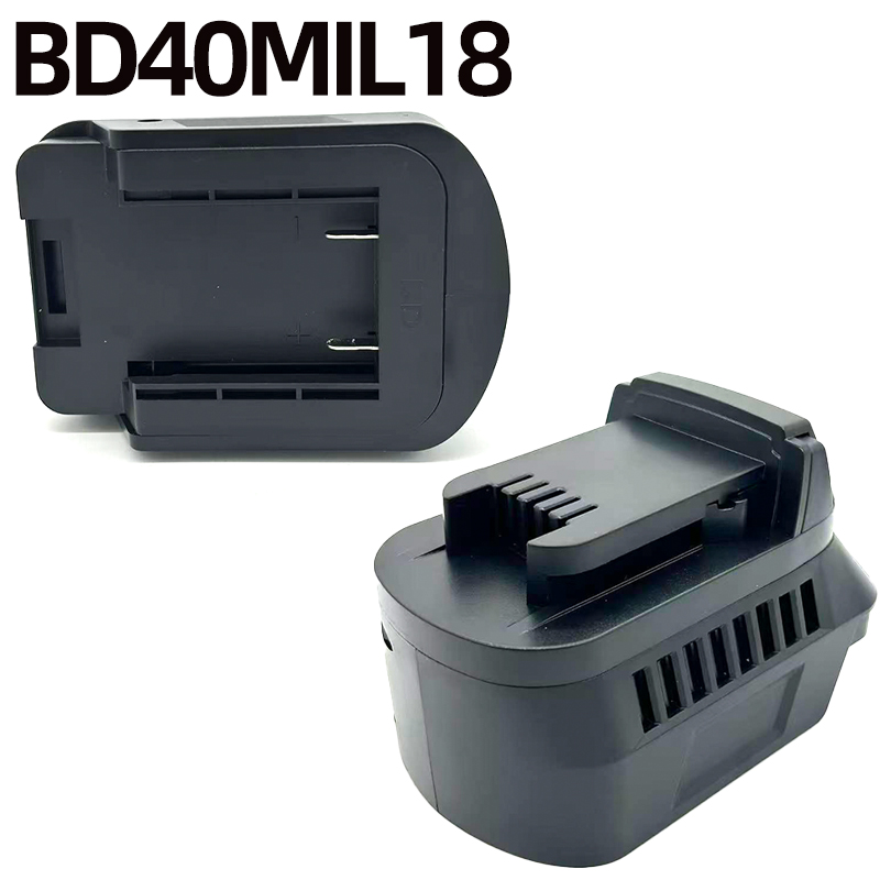 Black+Decker Tool Cordless - Adaptor Baterai BD40MIL18, cocok untuk Baterai