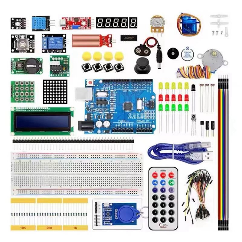 Diy Electronics Learning Kit - Kit Pemula ABDE-RFID Untuk Arduino UNO