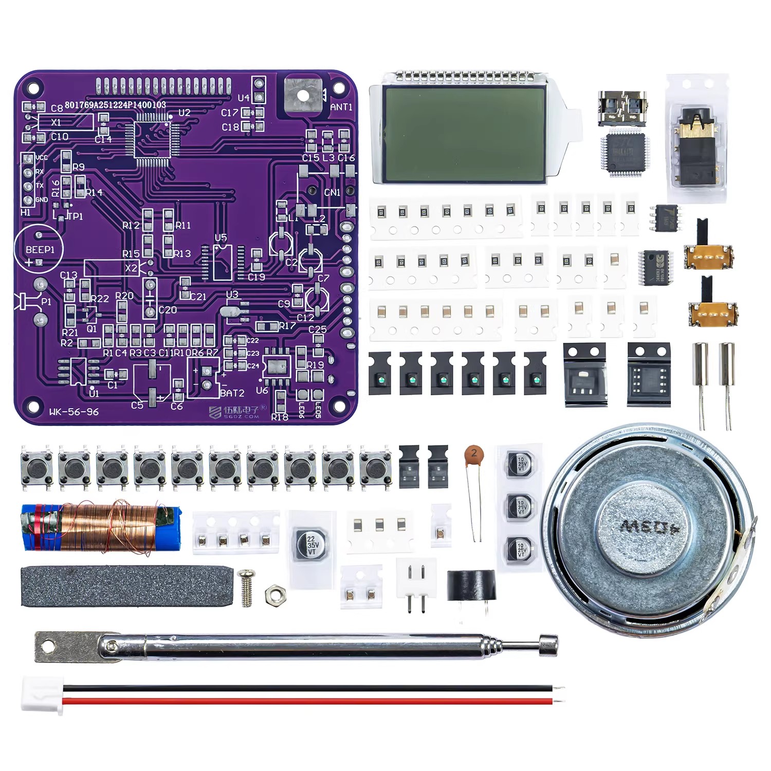 Kit Radio DIY Full-band FM/MW/ - Diy Audio Electronics Kit ulasan dan harga