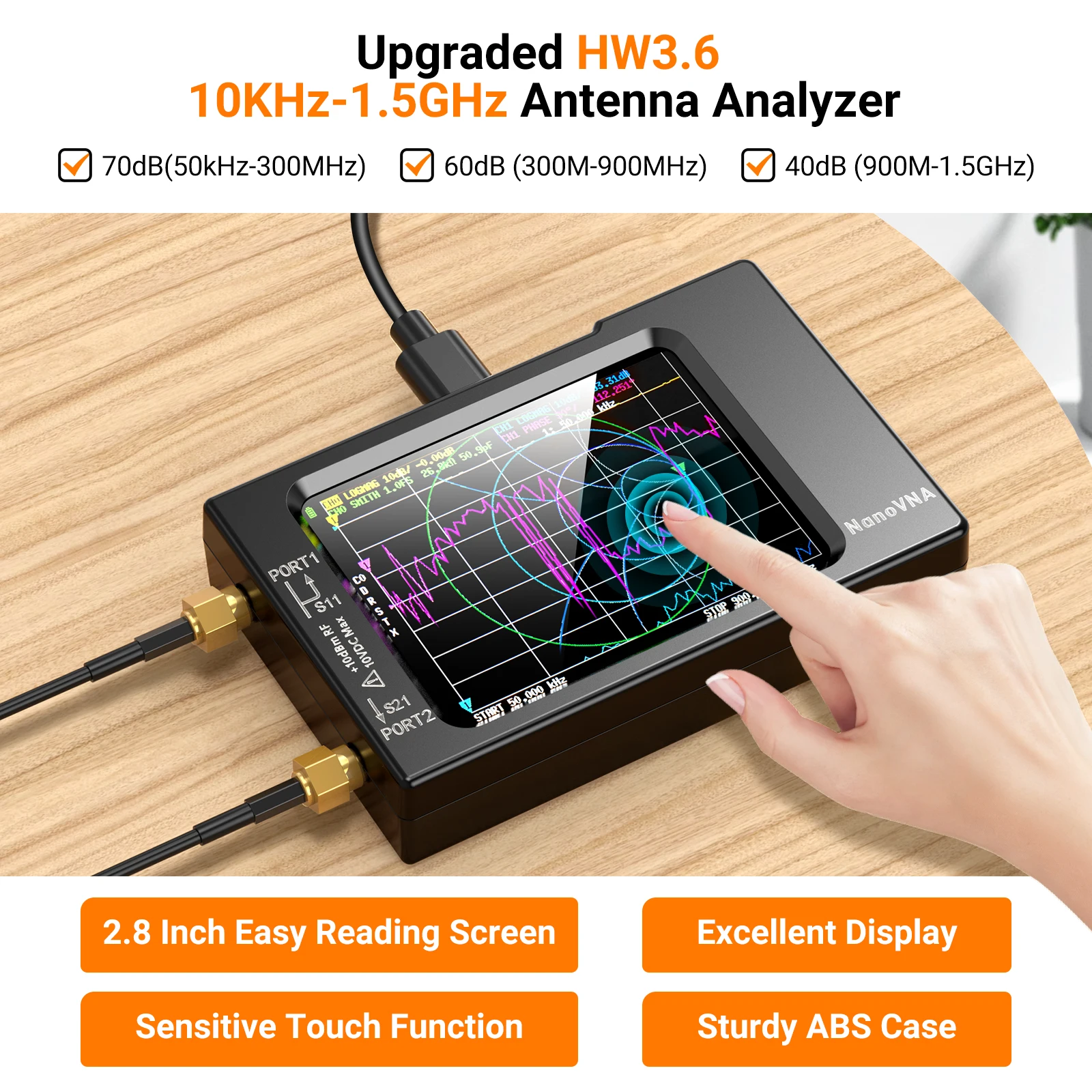 Nanovna-h penganalisa antena,  - Logic Analyzer Usb ulasan dan harga