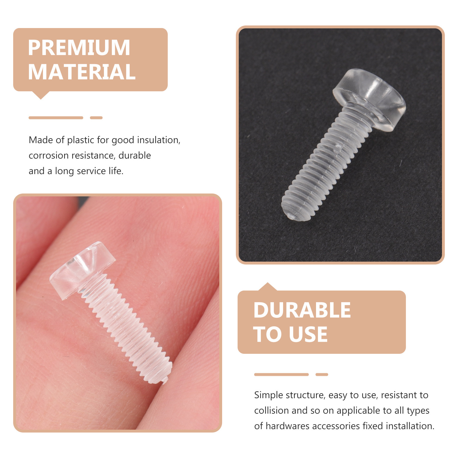 50 buah sekrup plastik dengan  - Diy Electronics Cabinet ulasan dan harga
